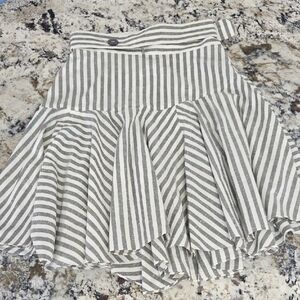 Loewe Scarf-style Striped Skirt